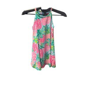 Lilly Pulitzer Girls Fernanda Dress Size 7 Pineapple Shake